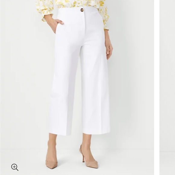 Ann Taylor Pants - Ann Taylor Wide Leg Crop Pant in Curvy Fit